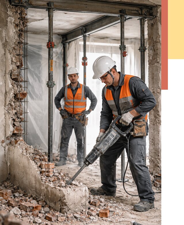 Снос несущих стен в Бердске от 10672 руб. — демонтаж несущей стены под ключ | ОТДЕЛОЧНИК-Брд