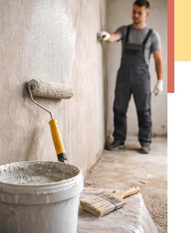 Нанесение бетоноконтакта на стены в Бердске от 4373 руб. быстро и недорого | ОТДЕЛОЧНИК-Брд