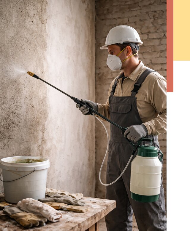 Антисептическая обработка стен в Бердске от 1249 руб. — быстро и недорого | ОТДЕЛОЧНИК-Брд