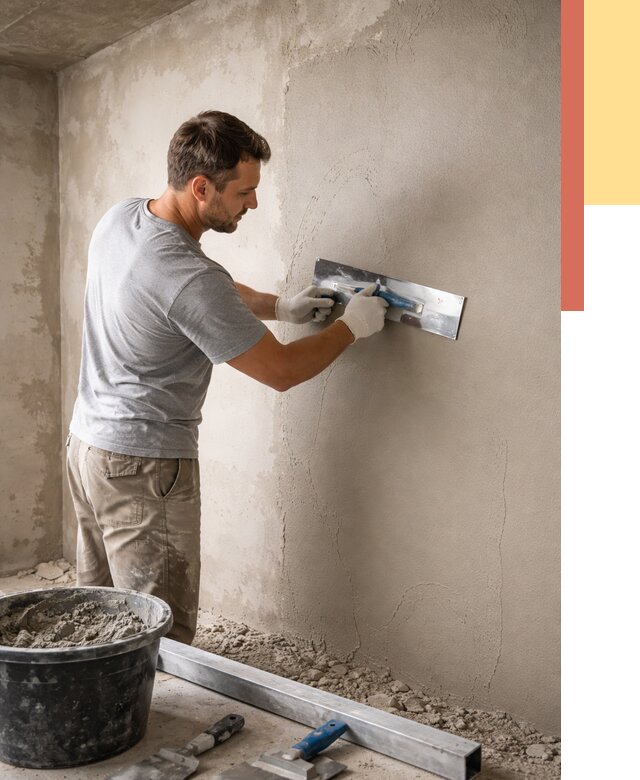 Штукатурка стен без маяков в Бердске от 7497 руб/м2 — услуги и цена | ОТДЕЛОЧНИК-Брд