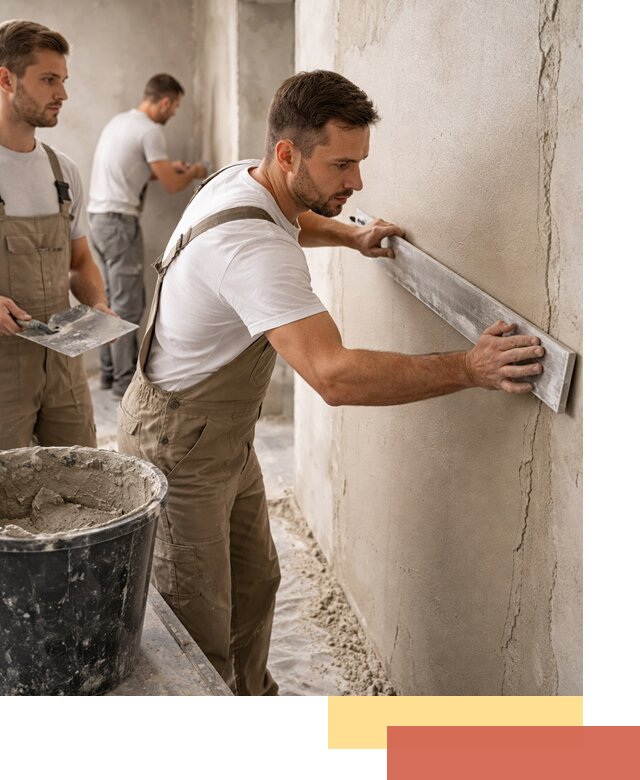 Штукатурка стен без маяков в Бердске быстро и качественно