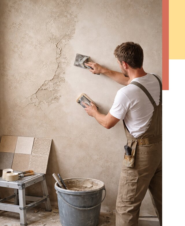 Ремонт декоративной штукатурки в Бердске от 4685 руб. под ключ | ОТДЕЛОЧНИК-Брд