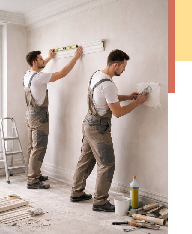 Монтаж лепнины на стены в Бердске от 4685 руб. — недорого, быстро | ОТДЕЛОЧНИК-Брд