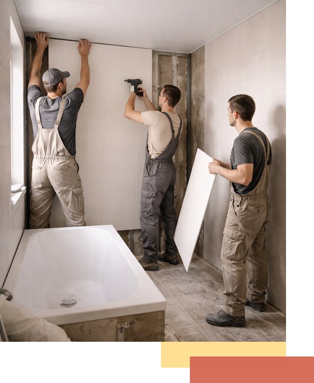 Отделка ванной панели ПВХ профессионально в Бердске