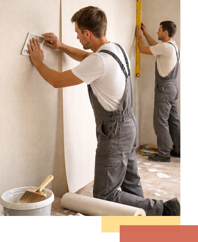 Поклейка бумажных обоев в Бердске качественно и недорого