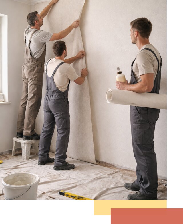 Оклейка стен обоями в Бердске — качественно и профессионально