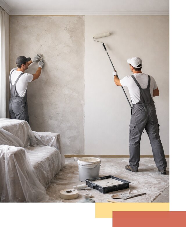 Покраска стен антивандальной краской в Бердске