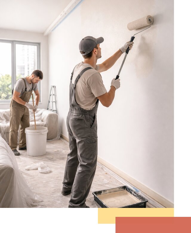 Покраска стен в офисе в Бердске — быстрый и качественный ремонт