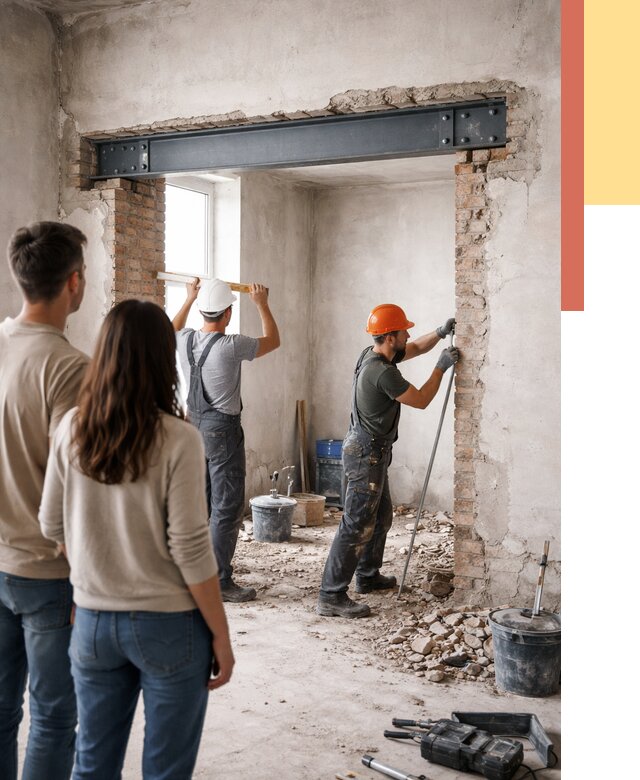 Усиление проема в стене в Бердске от 9891 руб. — усиление дверного проема металлоконструкцией | ОТДЕЛОЧНИК-Брд