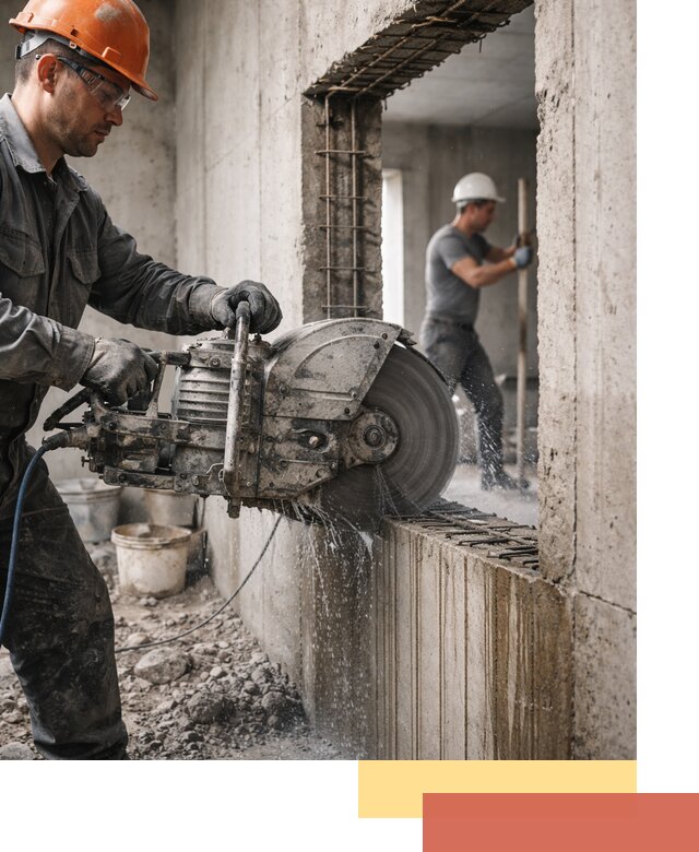 Алмазная резка проемов в Бердске быстро и точно