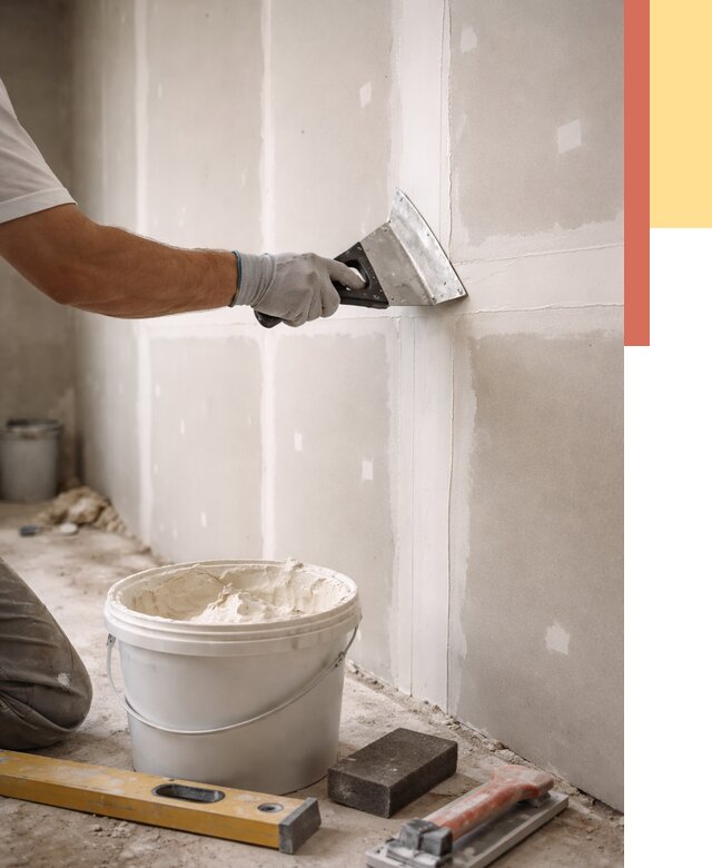 Шпаклевка перегородок из гипсокартона в Бердске от 2603 руб. — услуги ОТДЕЛОЧНИК-Брд