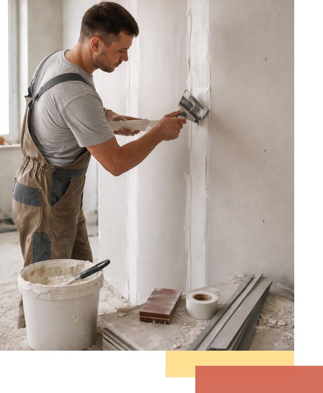 Шпаклевка перегородок из гипсокартона в Бердске качественно и быстро