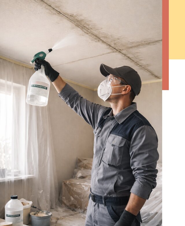 Антисептическая обработка потолка в Бердске от 2603 руб. | ОТДЕЛОЧНИК-Брд