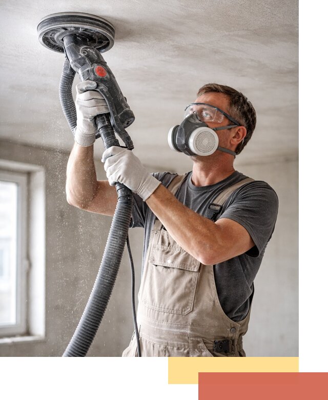 Шлифовка потолка в Бердске — качественная подготовка под отделку