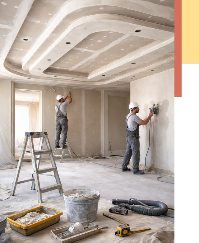 Многоуровневый потолок из гипсокартона в Бердске от 781 руб. под ключ | ОТДЕЛОЧНИК-Брд