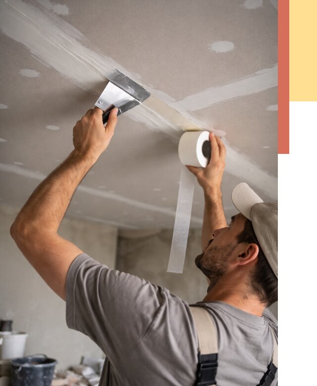 Обработка швов потолка ГКЛ в Бердске от 7809 руб. под ключ | ОТДЕЛОЧНИК-Брд