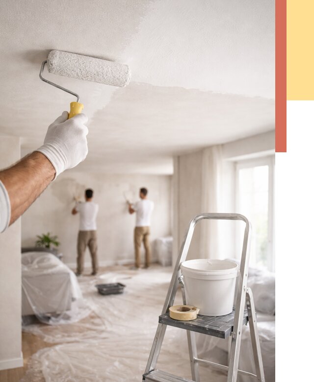 Покраска потолка акриловой краской в Бердске от 2603 руб. | ОТДЕЛОЧНИК-Брд