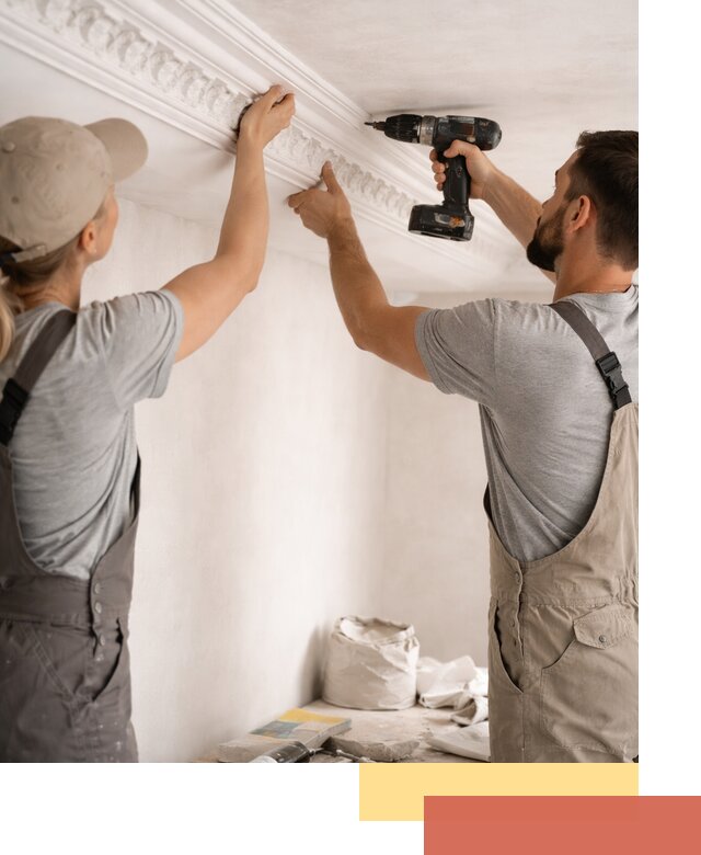 Профессиональный монтаж лепнины на потолок в Бердске